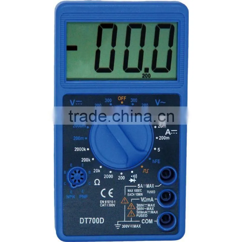 DT700D large display small multimeter small multimeter with CE