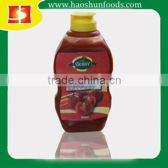 Canned Tomato Ketchup In Plastic Bottle