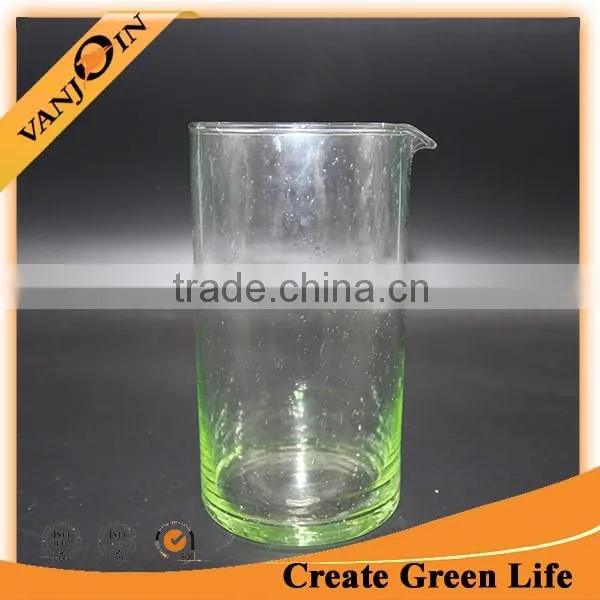 Glass Body Cocktail Mixing Pitcher For Wine