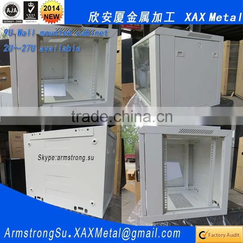 XAX2701WM 27U ventilated fan airflow wallmounted wall mounted Rack mount Rackmount Server Cabinet