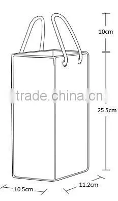 1.5L PVC single wine bottle bags