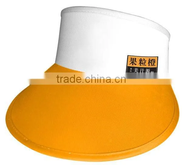 sport sun visor with embroidery