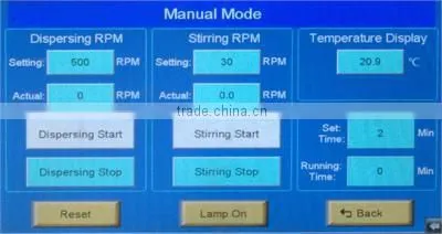 2 Liter Tri-Shaft Planetary Vacuum Mixer with Vacuum Pump and PLC Touch Panel Control - MSK-SFM-10M