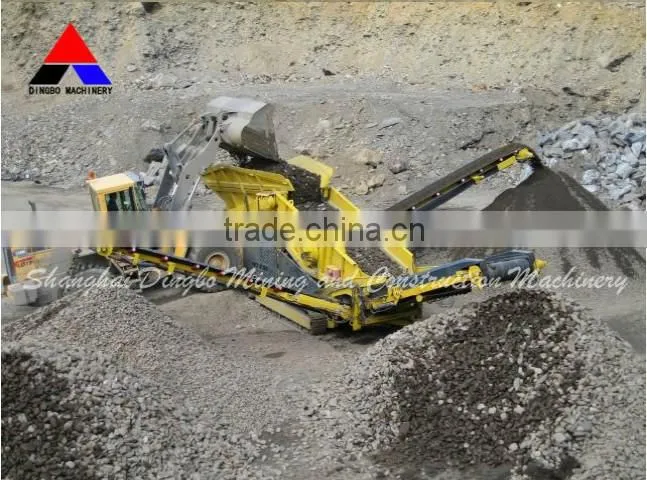Mobile Portable Stone Crushing Plant with European Standard Manufacturing Shanghai