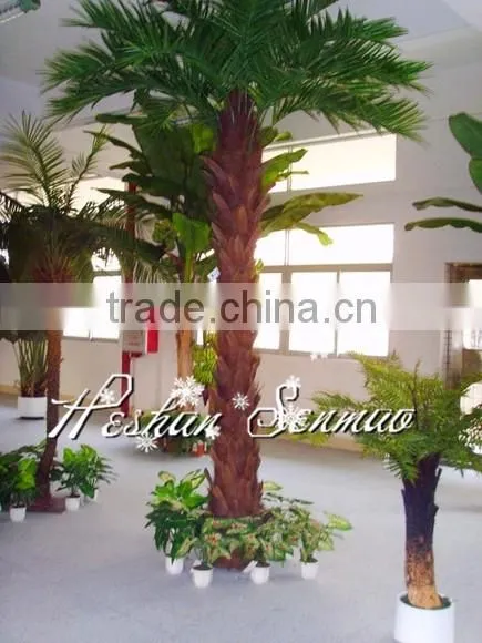 China supplier wholesale plastic artificial palm tree seaweed tree for indoor and outdoor decor