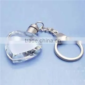 Ford Car Logo Crystal Glass Keyrings Promotional with Led Light