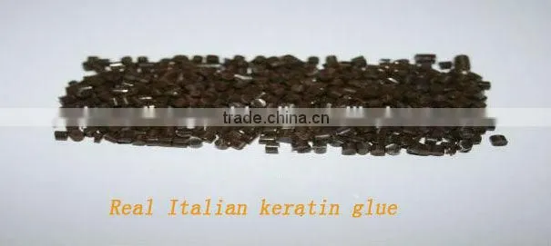 Fusion 1g Strand Italy Gule Red Keratin Tip Remy Hair Extensions