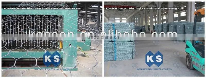 Galvanized Hexagonal Mesh