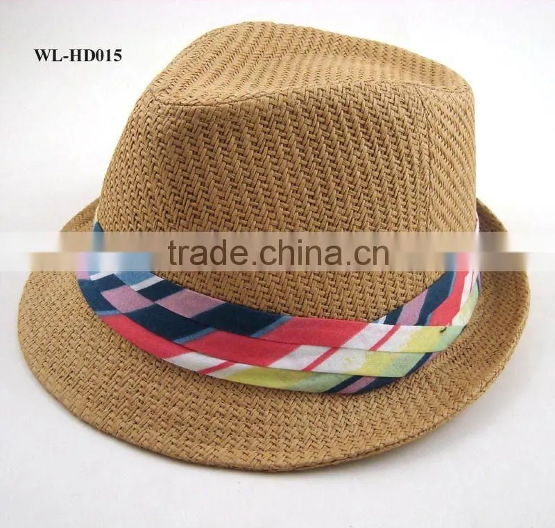WL-HD015 2015 fashion summer somebrero straw man hat wholesale