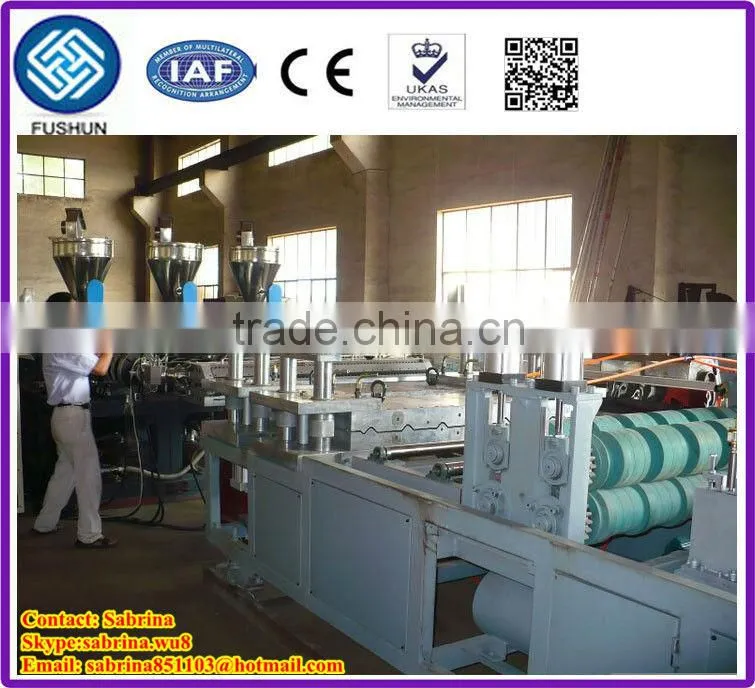 PVC Corrugated Sheet Extruder Machine
