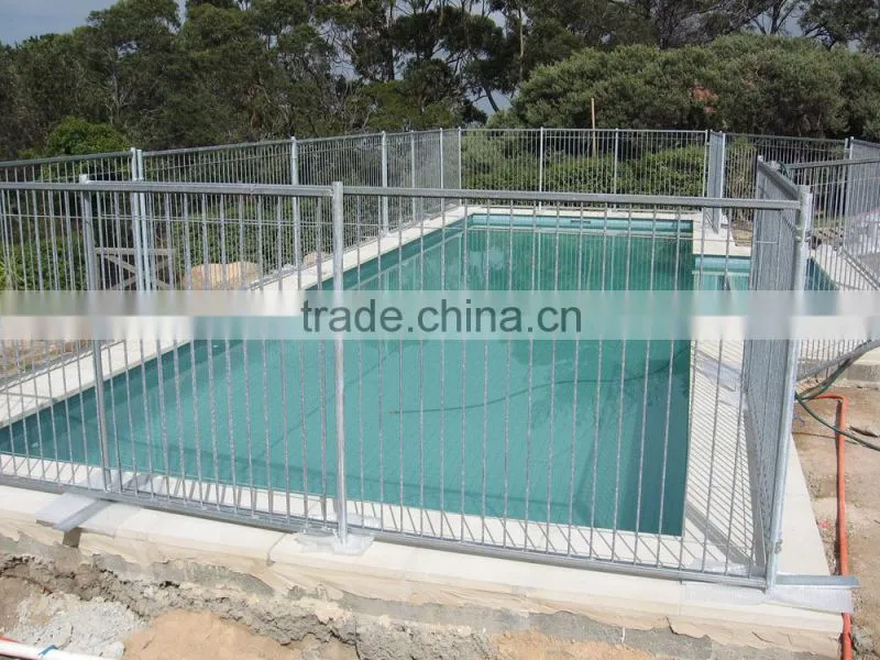 Used galvanized pool fence design