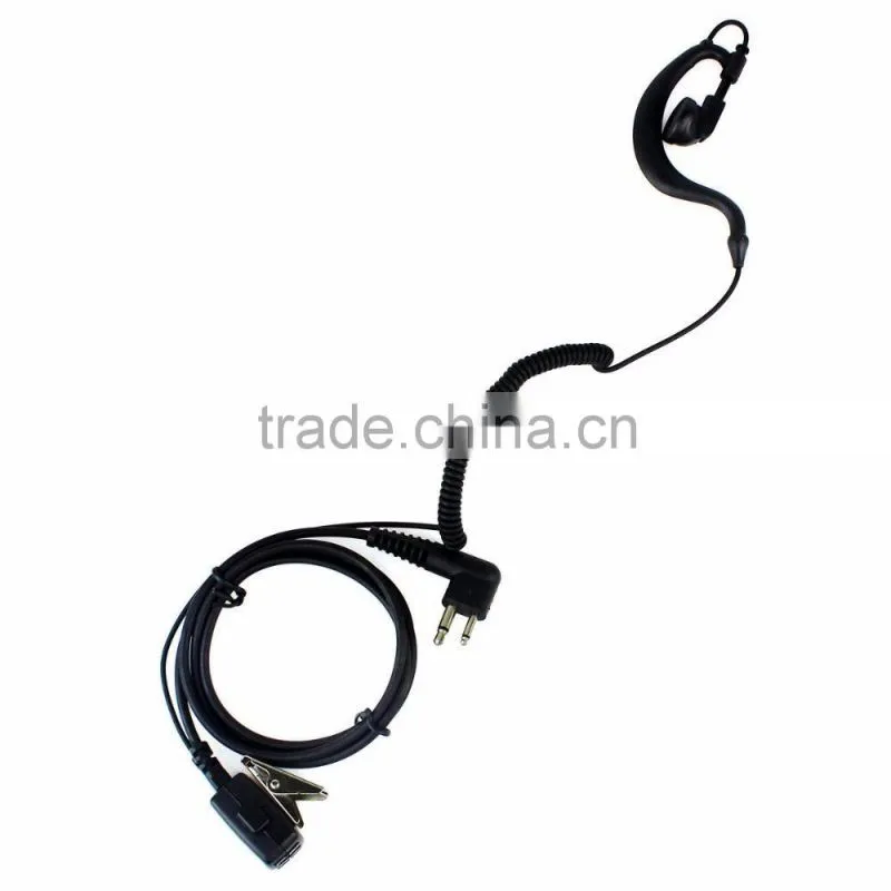 PTT MIC Radio Earpiece Headset for Motorola Walkie Talkie GP2000 GP2100 GP88
