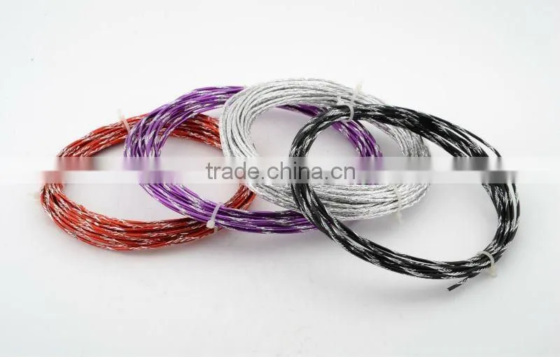 Diamonded aluminum wire-florist wire