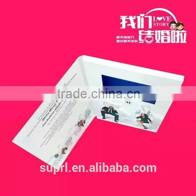 7" LCD video brochure components video card video book