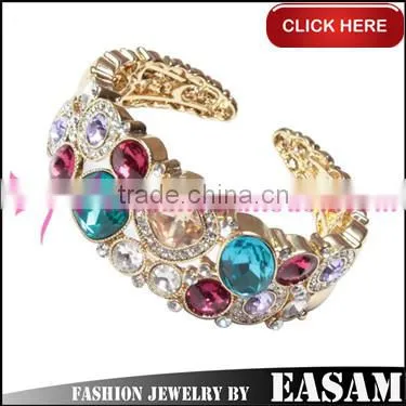 Easam Wedding Decoration Luxury Zinc Alloy luxury jewelry displays sets