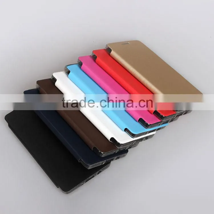 Phone accessories pu leather flip cover case for nokia lumia 730/640