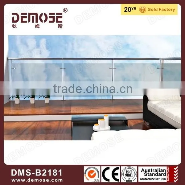 Tempered Glass Balcony Used Railing