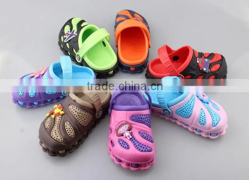2016 JinJiang Factory High Quantity Fashion Cheap Kid shoe ,EVA Garden Clogs Slippers