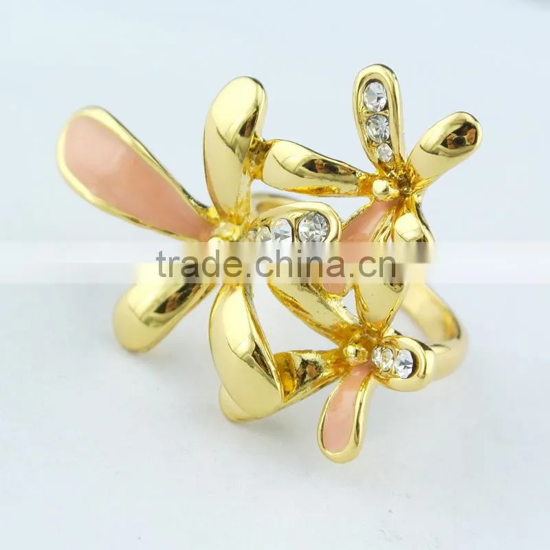 18k engagement gold ring