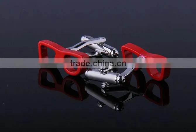 Red Glasses Novelty Cufflink