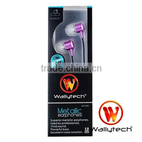 Hot sale Metal in-Ear Earphones for iPod/MP3/MP4