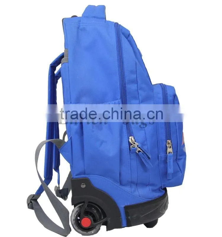 Enrich hot selling trolley backpack,newest schoolo trolley backpack with wheels