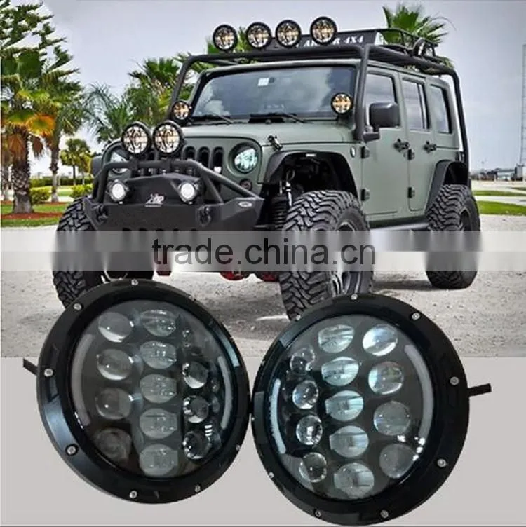 New products LED lamp type DOT 7 round led headlight