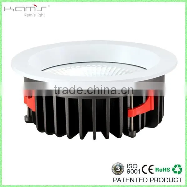2015 hot sale splendor series 40w led downlight dimmable shenzhen manufacture