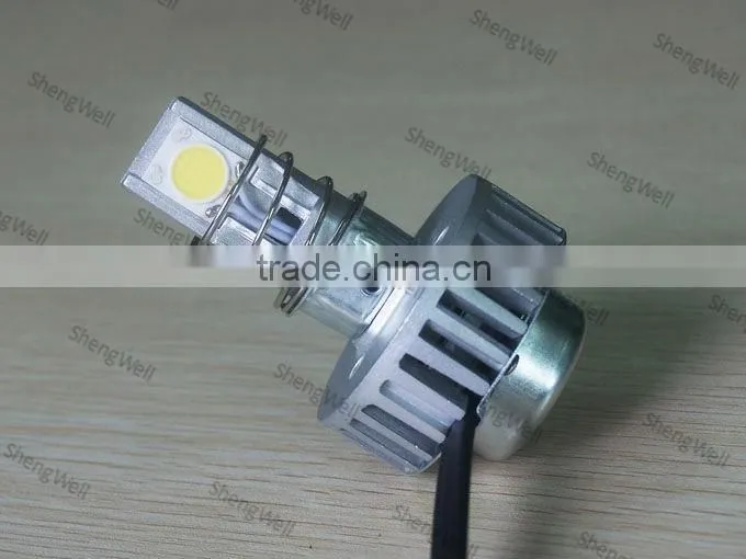 ShengWell Auto patented design instant start New Moto LED SMD bulb 8--36V 1600lumens universial moto led bulb 15W moto led bulb