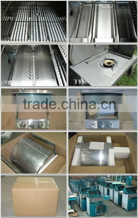 Newest Design Outdoor kitchen CE Certificate gas pizza oven