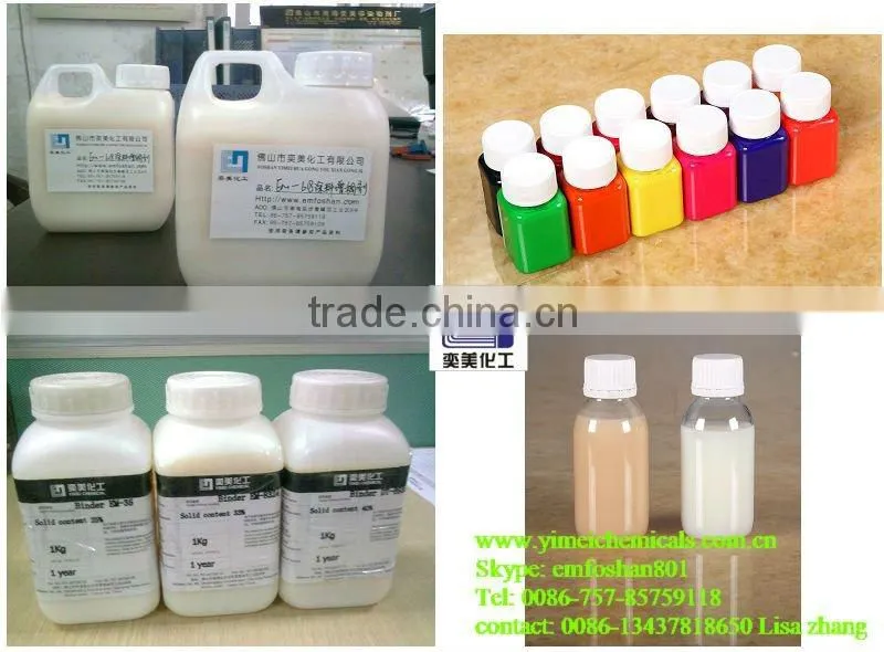 synthetic thickener EM-618A for pigment printing(YIMEI )
