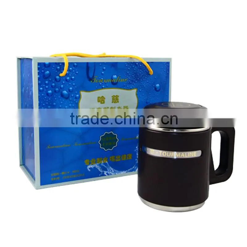 Magnetic therapy elder health care energy nano alkaline thermos water flask