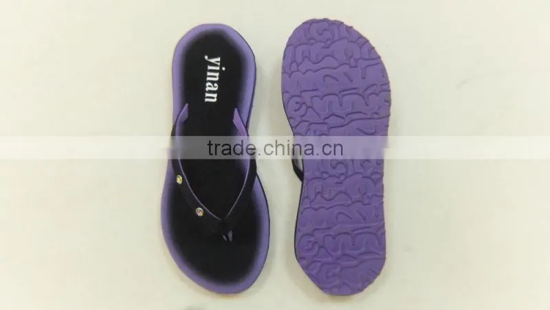 2016 lady soft rubber slipper