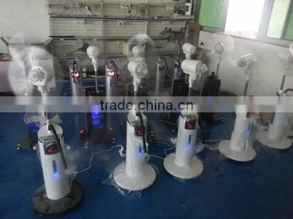 electric water spray cooling humidifier mist fan