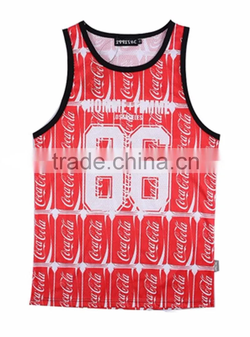 Alibaba china wholesale sublimation underwear vests , tank top , tank top print for men