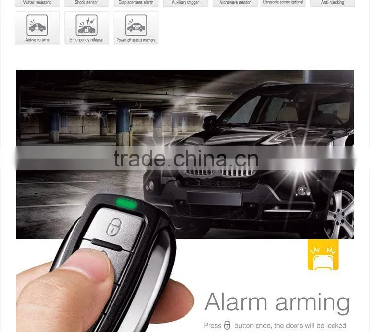 steelmate 838G NEW one way water resistant transmitter code hopping remote car alarm, car alarm system,smart car alarm system