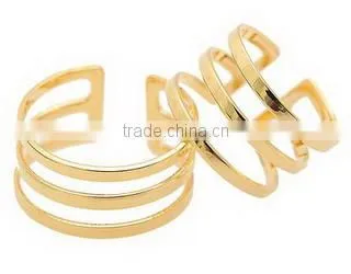 Jewelry In Silver Three Line Midi Knuckle Ring Set