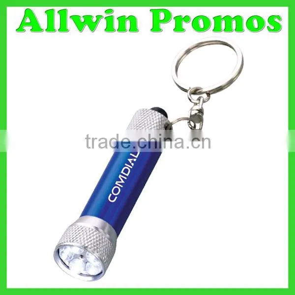 Laser Engraving Souvenir LED Flashlights Keychain