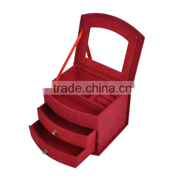 factory price wholesale fabric jewelry cardboard box