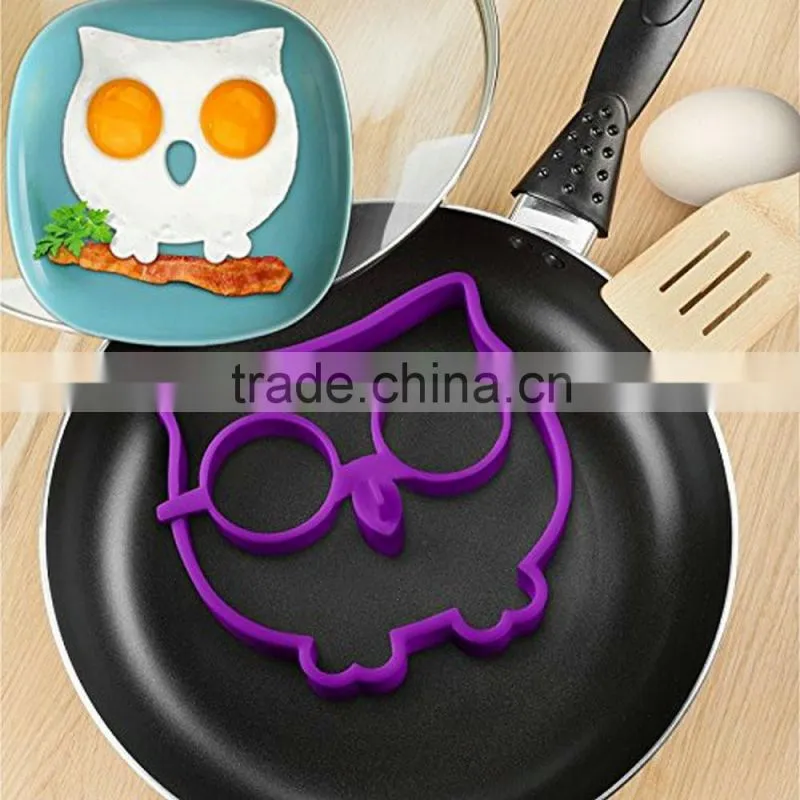 Food grade silicone mould for egg cartoon shaped silicone egg fried mold