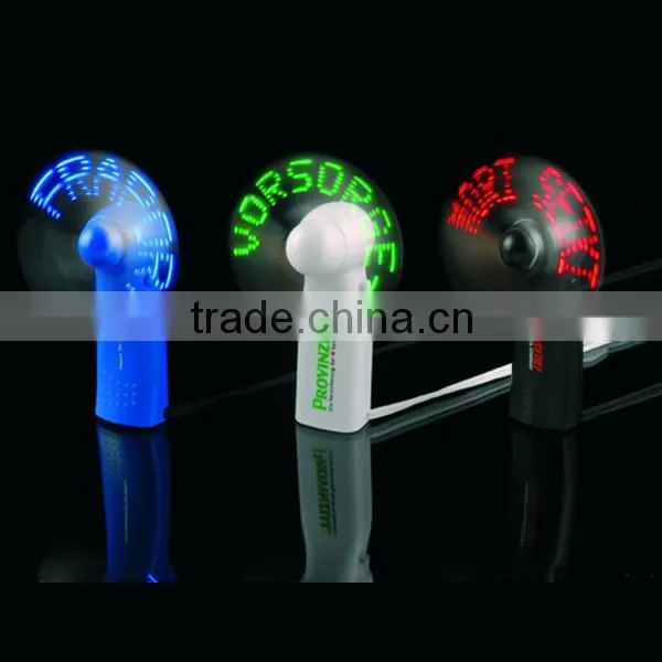 2015 Lovely BS Promotional customized led mini fan