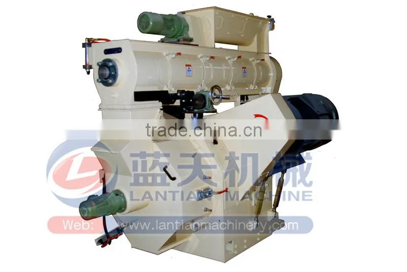 Germany Technology Vertical Ring Die Pellet Mill / Wood Pellet Mill For Sale