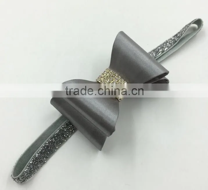 New selling the European and American children tire PVC color butyl bowknot diamond powders with 8 color bow