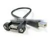 USB type B Female Panel Mount Cable