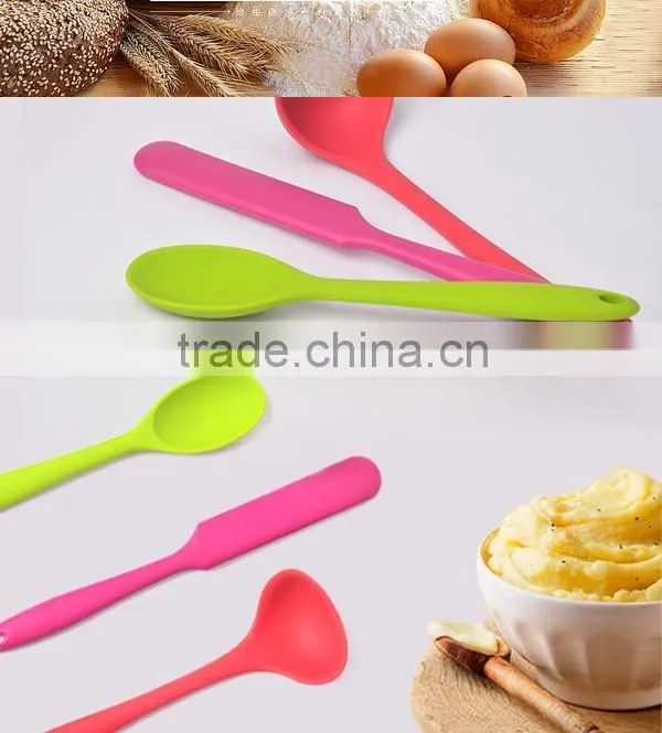 Hot Sell Food Grade Mini Silicone Kitchen Utensils Set