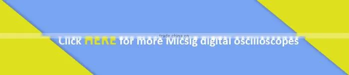 Micsig MS310IT 2 isolated input channel 100MHz digital handheld oscilloscope with 5.7 inch TFT color screen 640x480 pixels