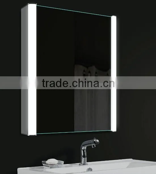 Limit Slimline Single Mirror Glass Door Recessed Cabinet