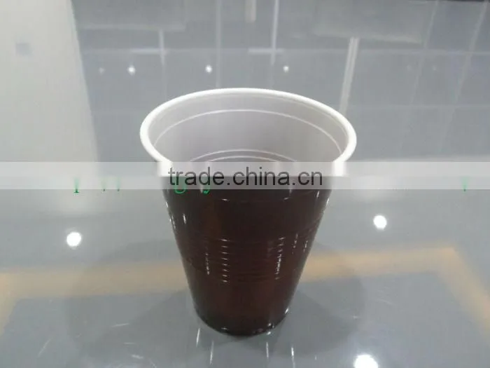300ML disposable plastic DOUBLE-COLOURED beverage cup