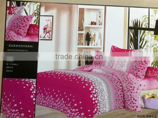100% polyester bedsheet set/bedding/exporter/nice technique