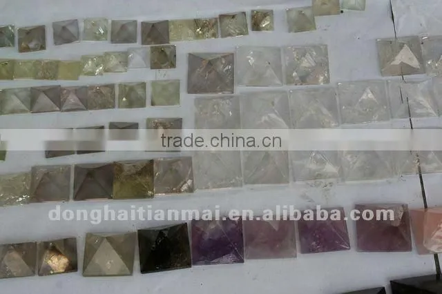 Wholesale Beautiful & colourful Natural crystal pyramids